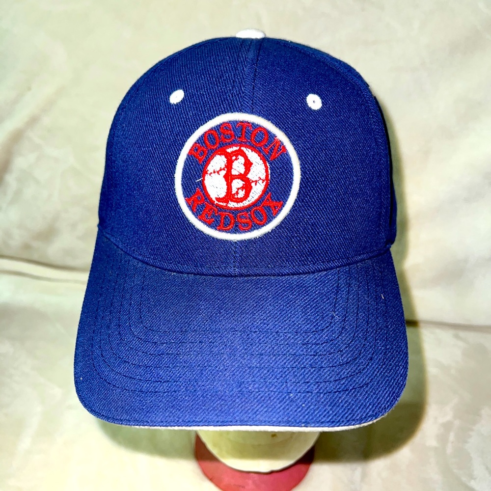 Boston Red Sox Logo MLB Baseball Cap Hat snapback Embroidered Red White Blue